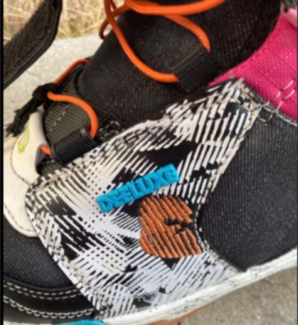 DEELUXE スノーボードブーツ 女性用 ブラック/マルチカラー