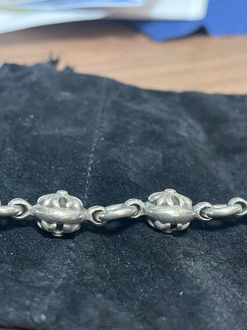 ※インボイス原本 クロムハーツ ウォレットチェーン #2BALL SHORT-S