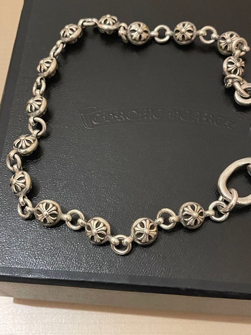 ※インボイス原本 クロムハーツ ウォレットチェーン #2BALL SHORT-S