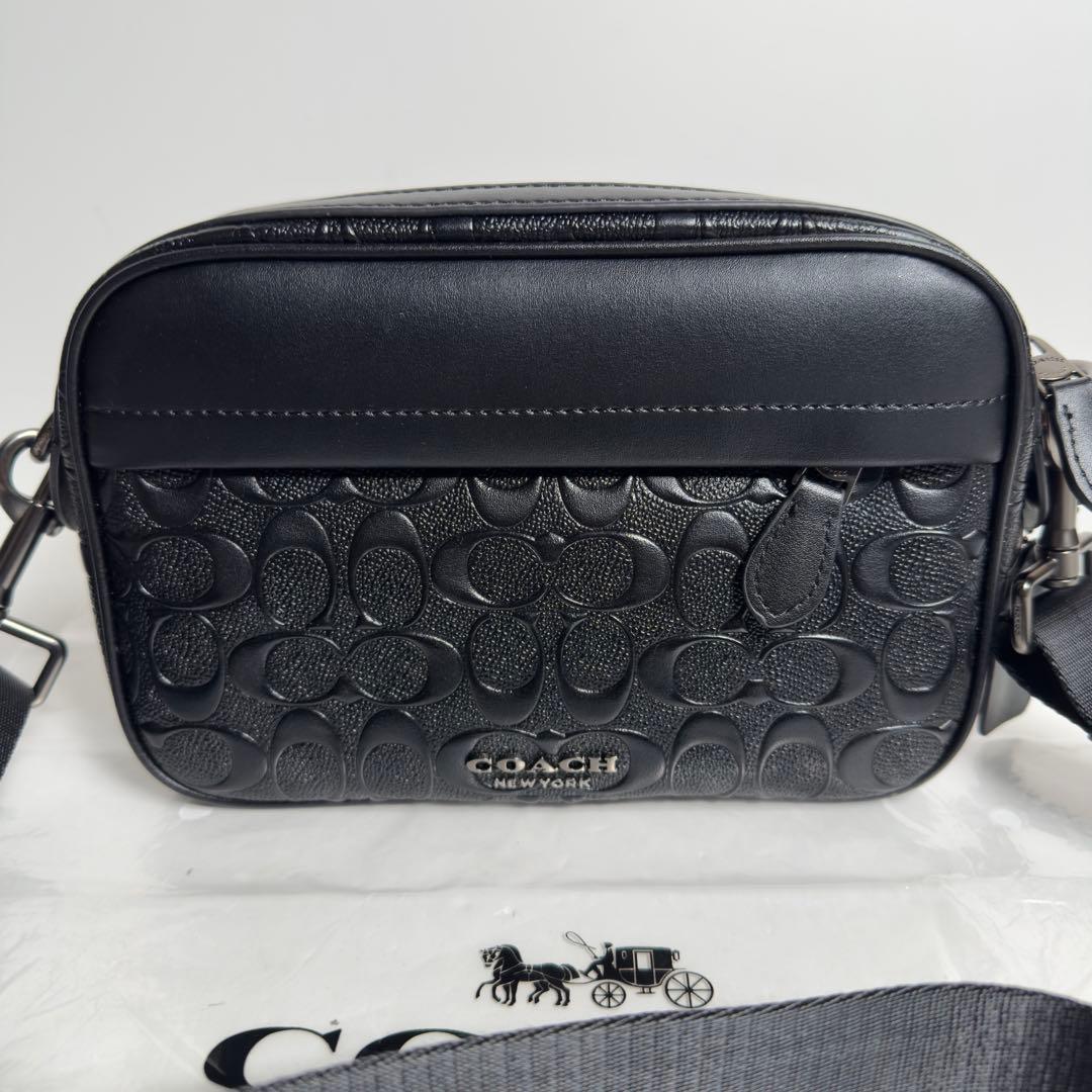 美品　コーチ　ショルダーバッグ　　クロスボディ　黒