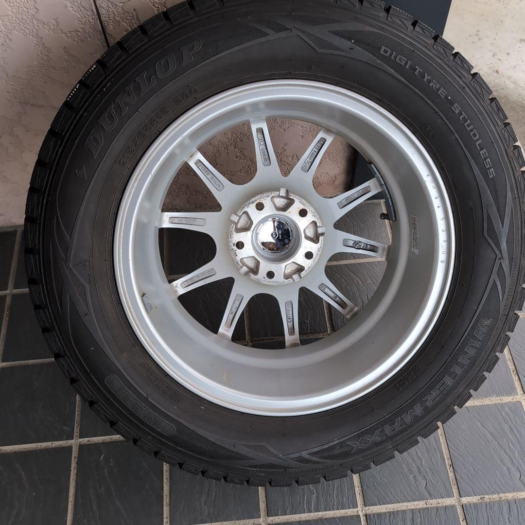 ストレンジャーアルミホイル215/65R16 980 5穴　スタッドレスタイヤ付