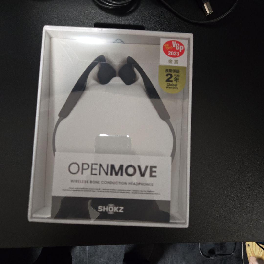 SHOKZ 骨伝導イヤホンOPENMOVE S661 グレー③