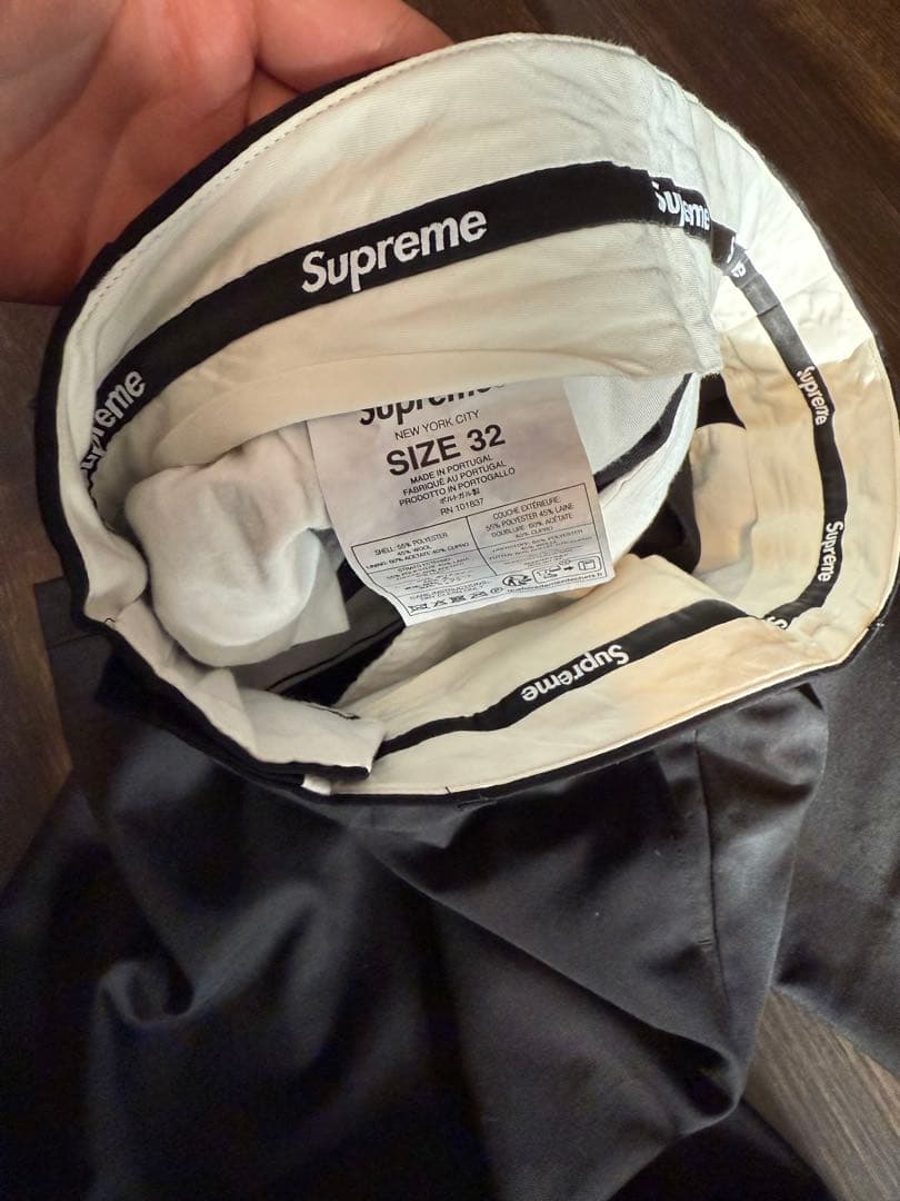 パンツ Supreme Pleated Trouser \"Black\"