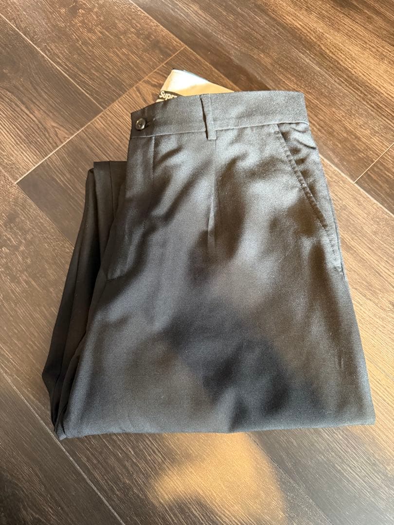 パンツ Supreme Pleated Trouser \"Black\"