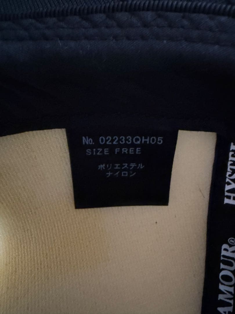 帽子 HYSTERIC GLAMOUR Mesh cap Black