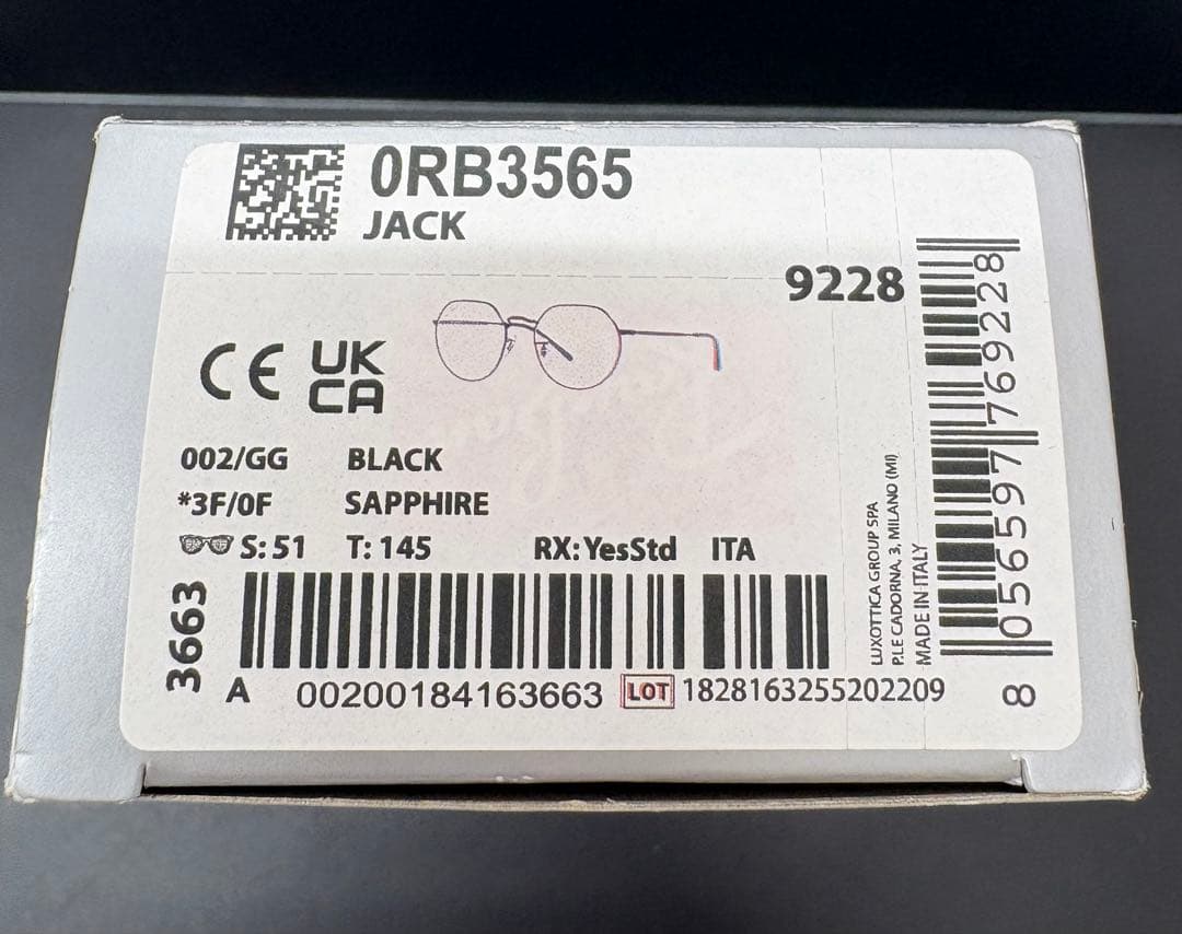 Ray-Ban 調光 jack RB3565 サングラス 002/GG 木村拓哉