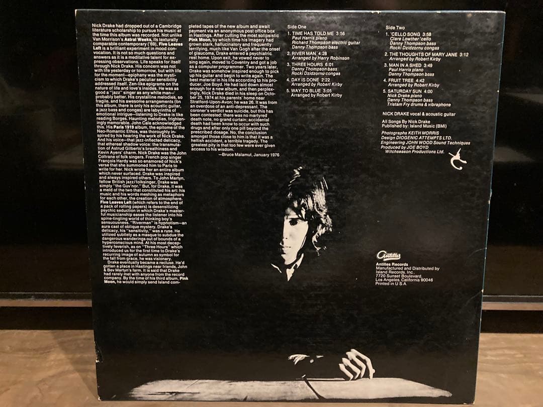 Nick Drake - Five Leaves Left LP ➕1枚