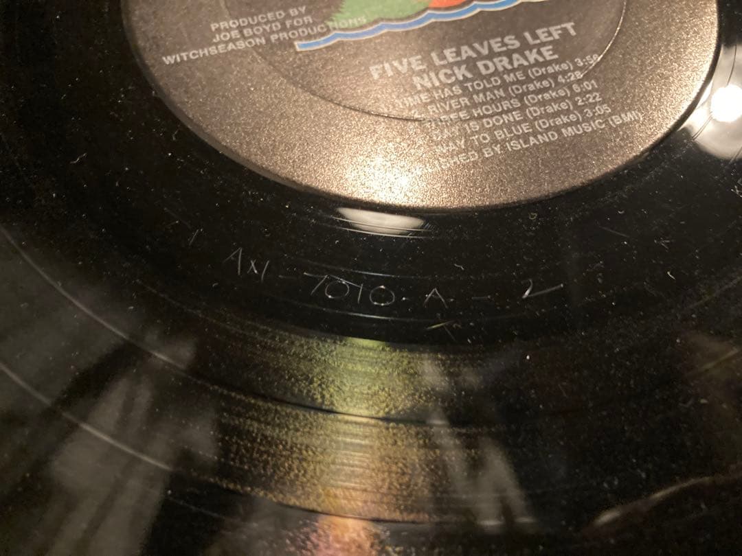 Nick Drake - Five Leaves Left LP ➕1枚