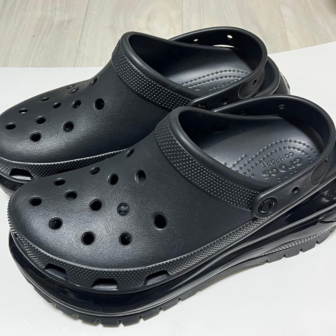 クロックス /メガクラッシュ クロッグ/黒 厚底/メンズ 28cm crocs