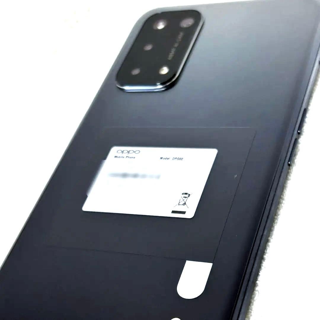 【美品】SIMフリー OPPO A54 5G シルバーブラック　スマートフォン