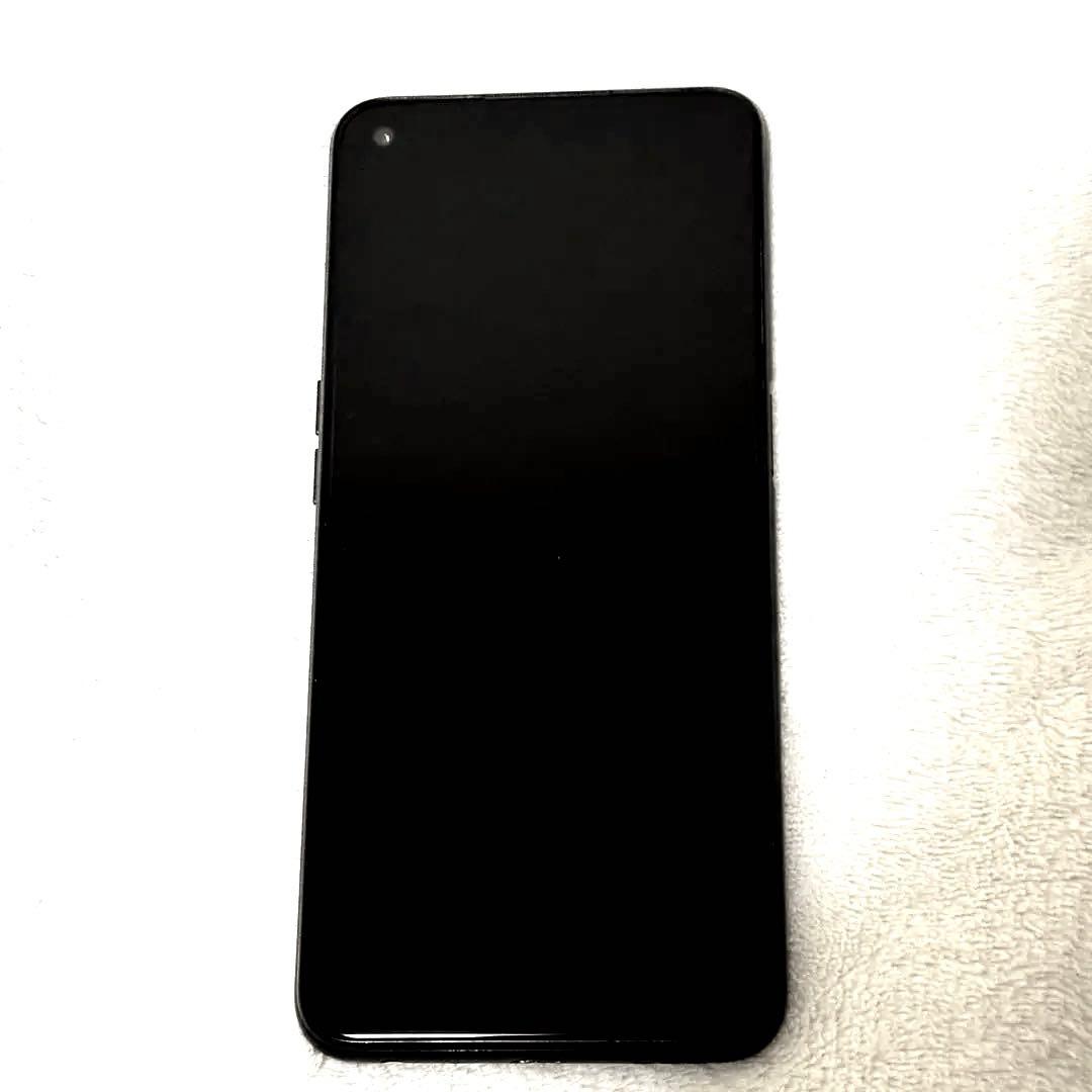 【美品】SIMフリー OPPO A54 5G シルバーブラック　スマートフォン