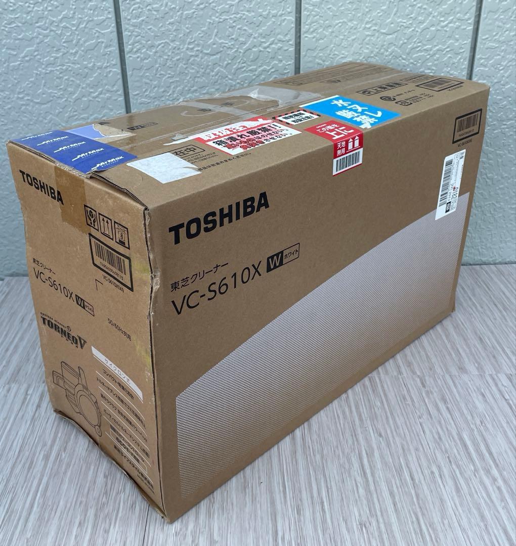 東芝 TOSHIBA フィルターレス サイクロンクリーナー VC-S610X-W