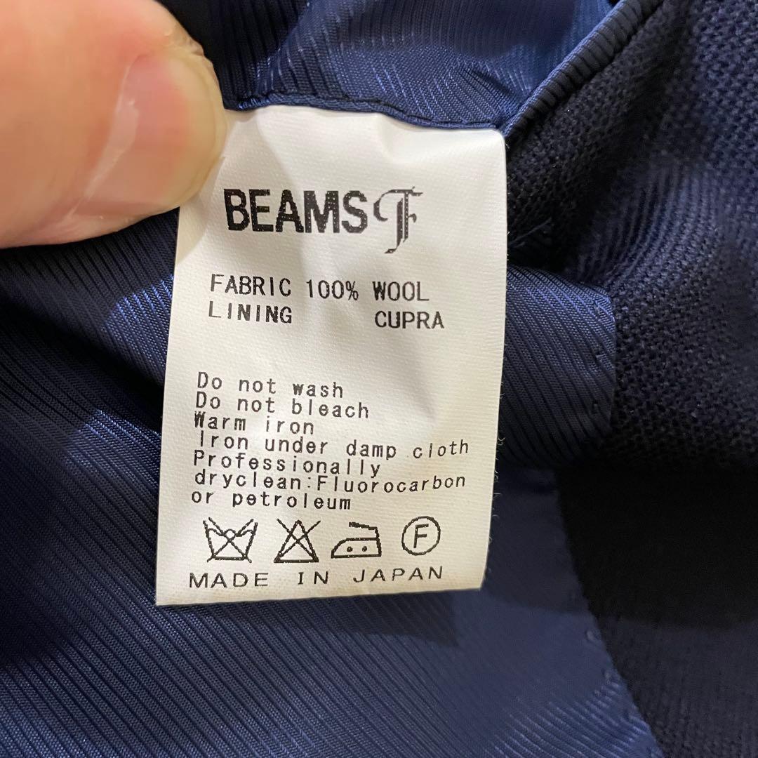 BEAMS Ｆ ビームスエフ　ネイビー　テーラードジャケット