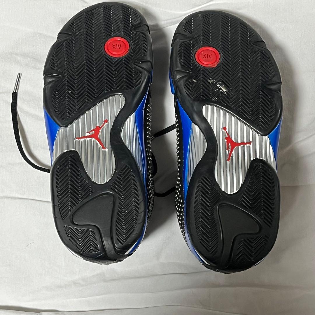 supreme Air Jordan 14 ブラック/ブルー 箱無し
