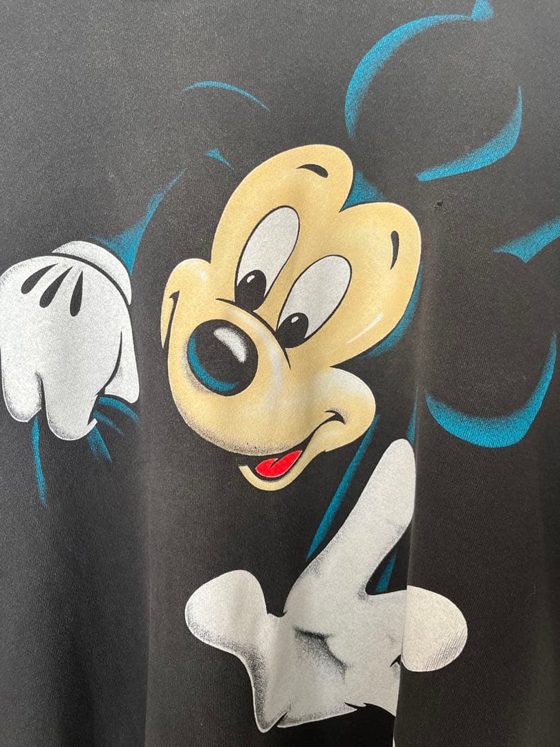 ディズニー ヴィンテージ ミッキー スウェット 4XLサイズ ビッグサイズ