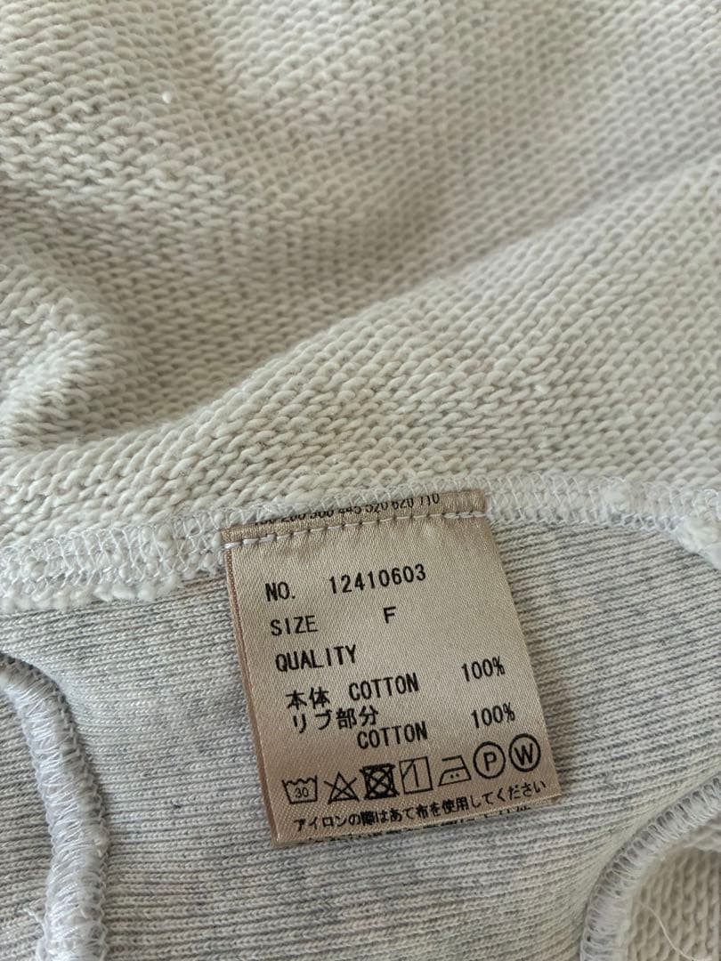 TODAYFUL クロップドスウェットプルオーバー