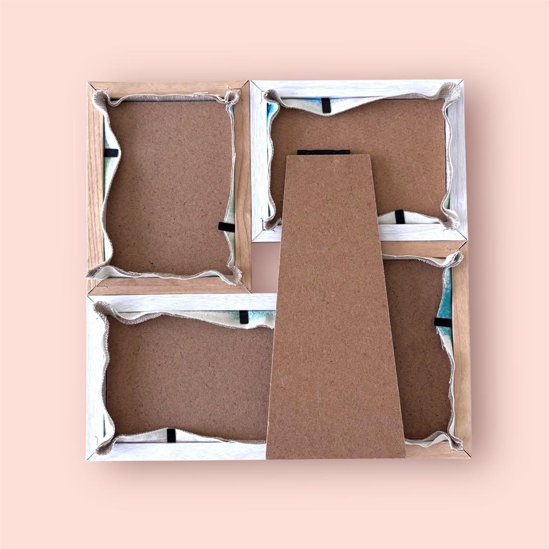 哲*直様 フレーム　ハンドメイド　手刺繍