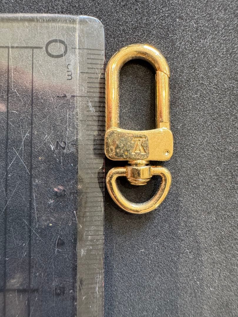 ルイヴィトン ジャンク アコルディオン　ストラップ　チェーン　長財布　ゴールド