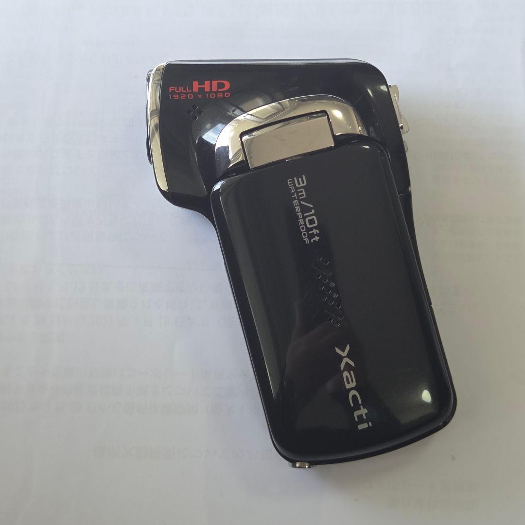 SANYO 防水型デジタルムービーカメラXacti DMX-CA100　ブラック