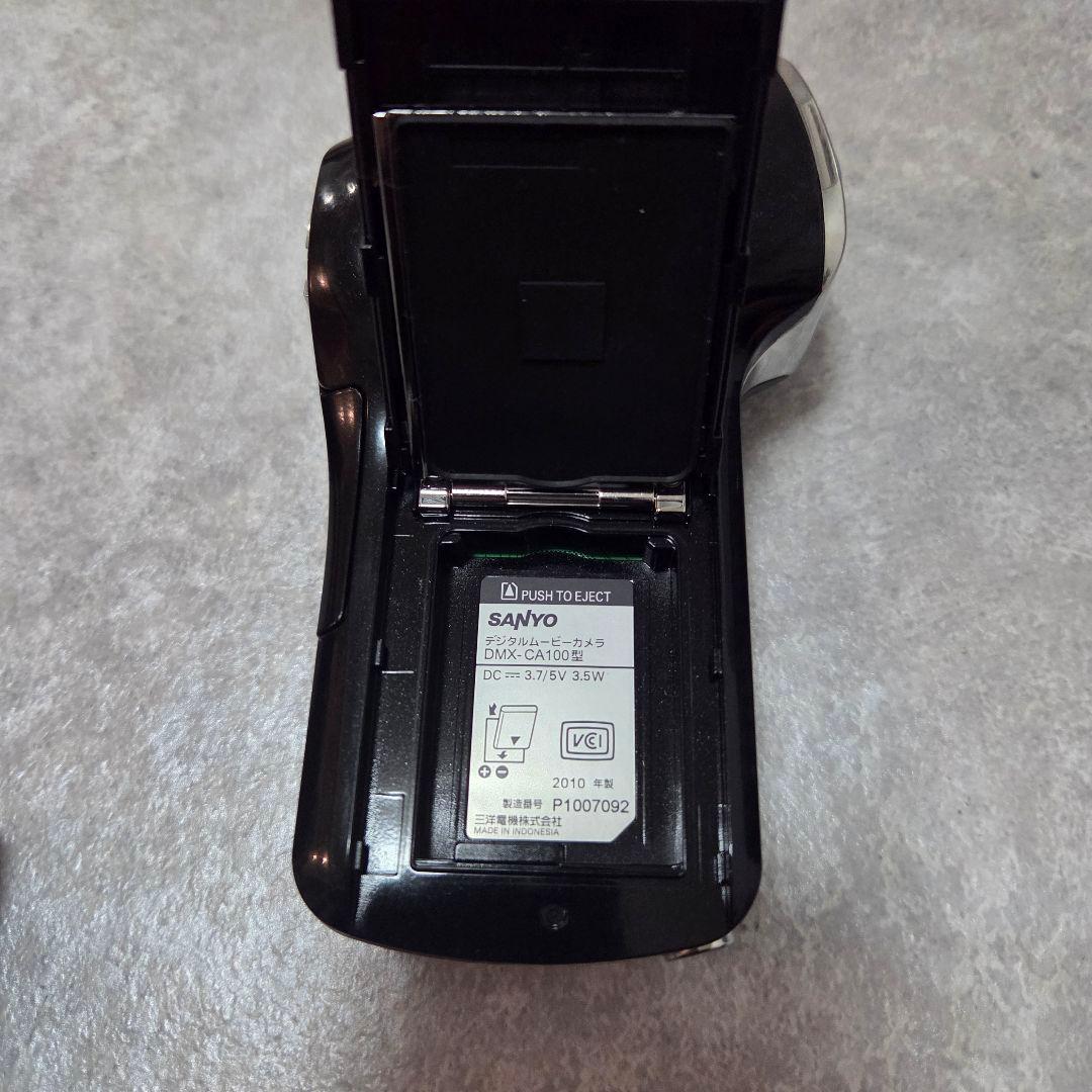 SANYO 防水型デジタルムービーカメラXacti DMX-CA100　ブラック