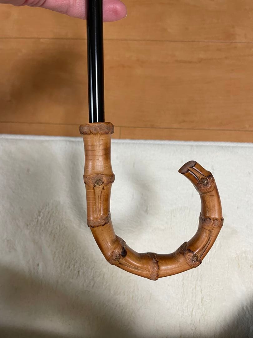 【美品】芦屋ロサブラン　晴雨兼用日傘　ショートサイズ50cm フリル　ブラック