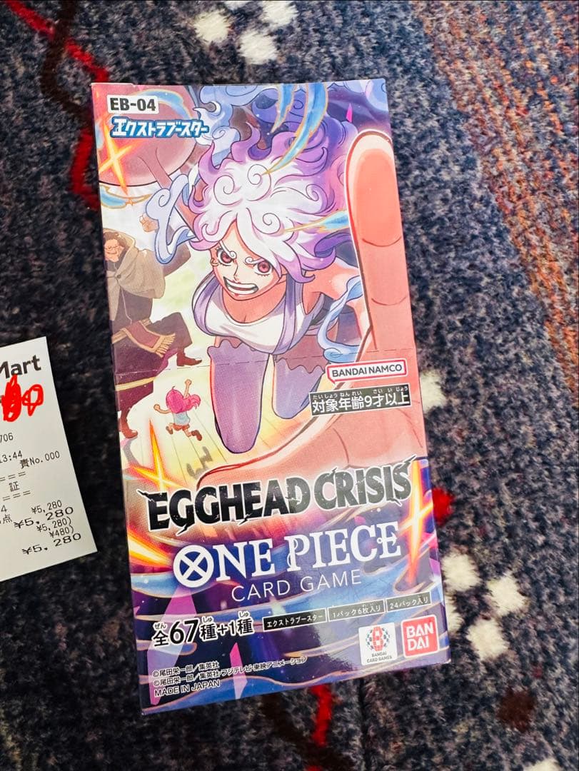 未開封　EGGHEAD CRISIS ONE PIECE テープ付き 1box
