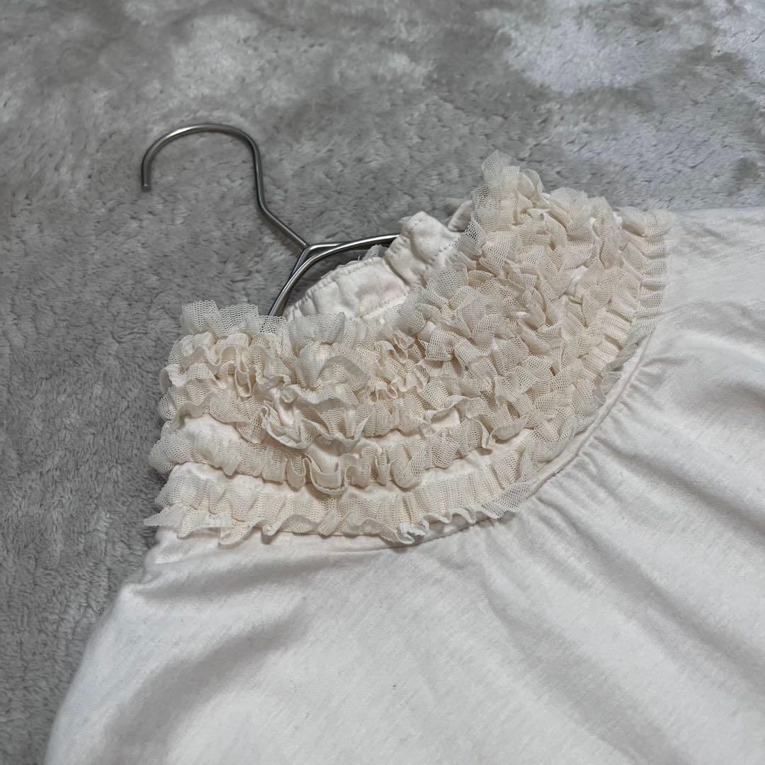 ピンクハウス　フリル　ティアード　ドッキング　チュニック　カットソー