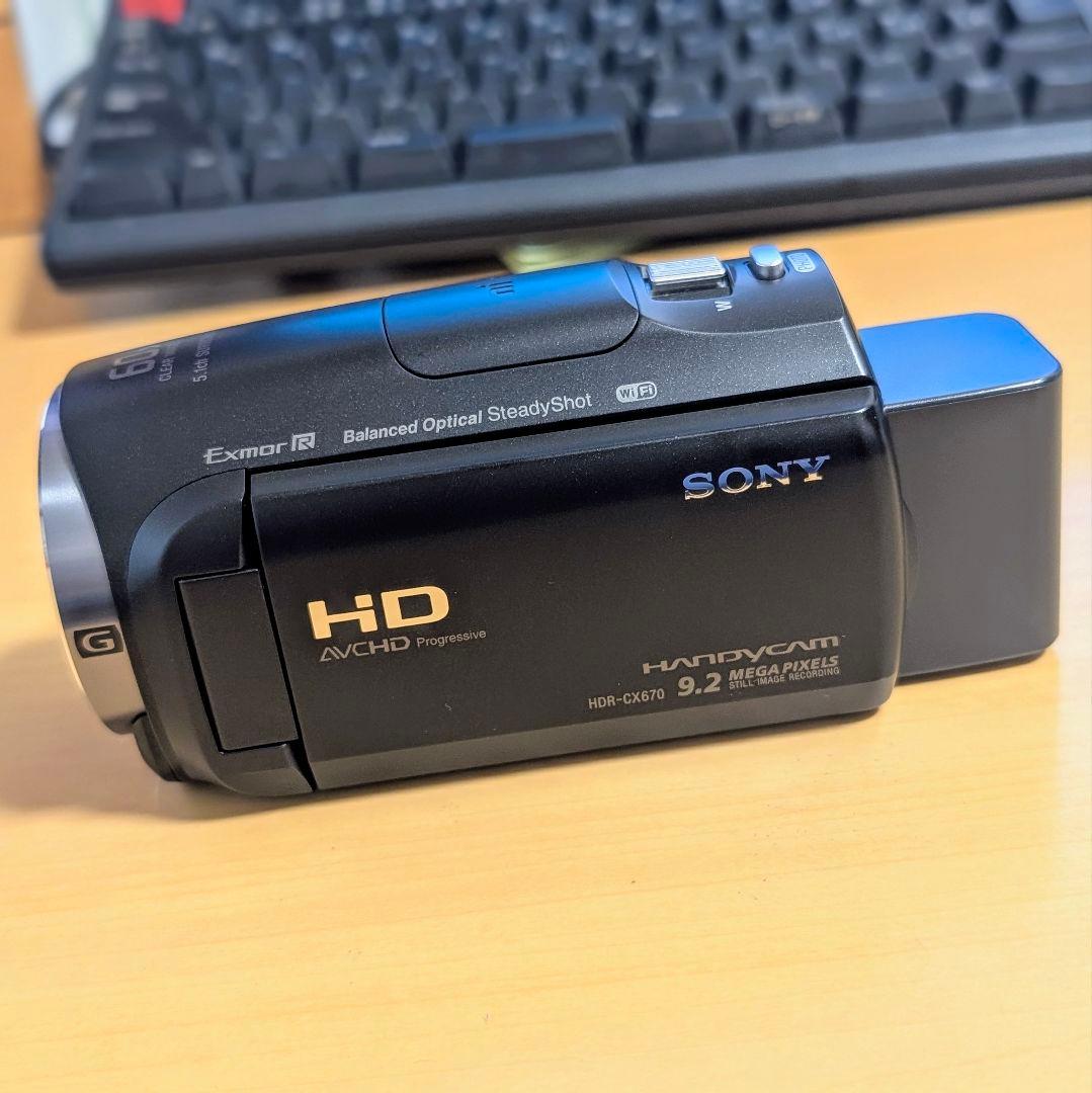 SONY HDR-CX670 ビデオカメラ 本体