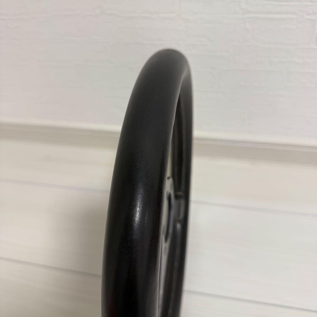 良品 MOMO JACKIE STEWART レザー巻 ステアリング 35cm