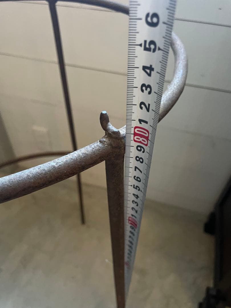 ヴィンテージ コーヒー麻袋 アイアンスタンド 収納 店舗什器