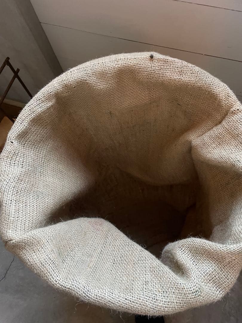 ヴィンテージ コーヒー麻袋 アイアンスタンド 収納 店舗什器