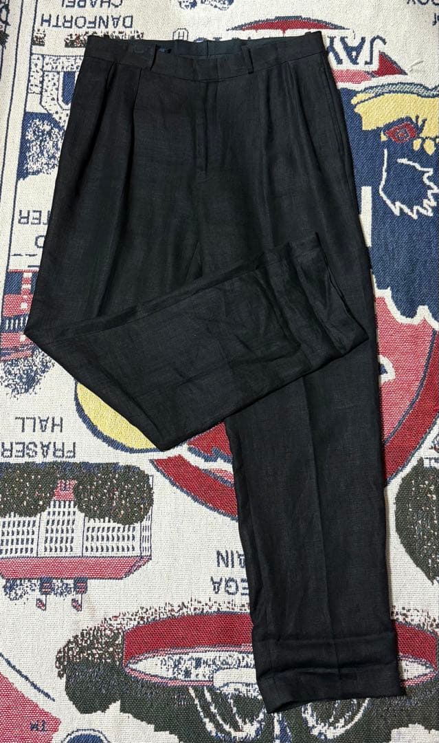 希少 90s Polo by Ralph Laurenリネン100スラックス