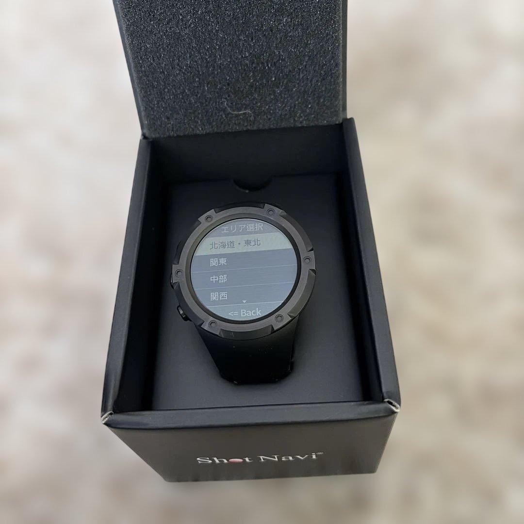 Shot Navi Evolve PRO Touch ゴルフGPSウォッチ　黒