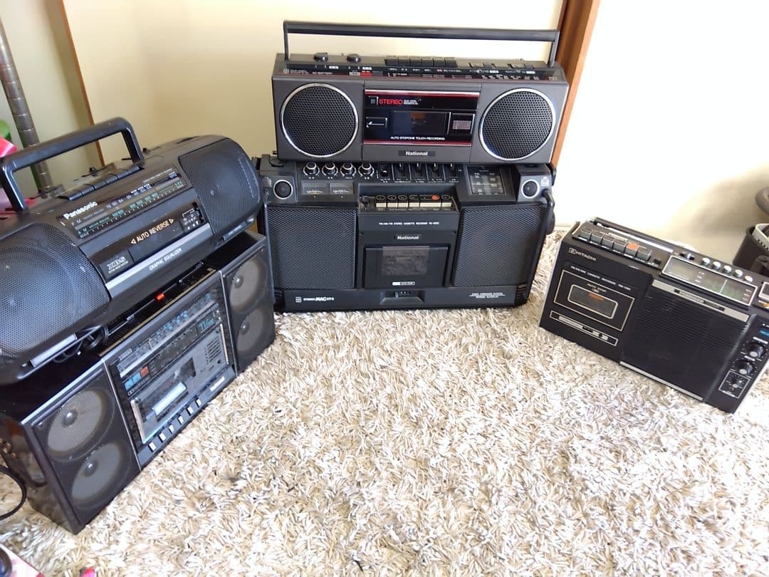 ナショナルラジオカセットまとめ売りジャンク品