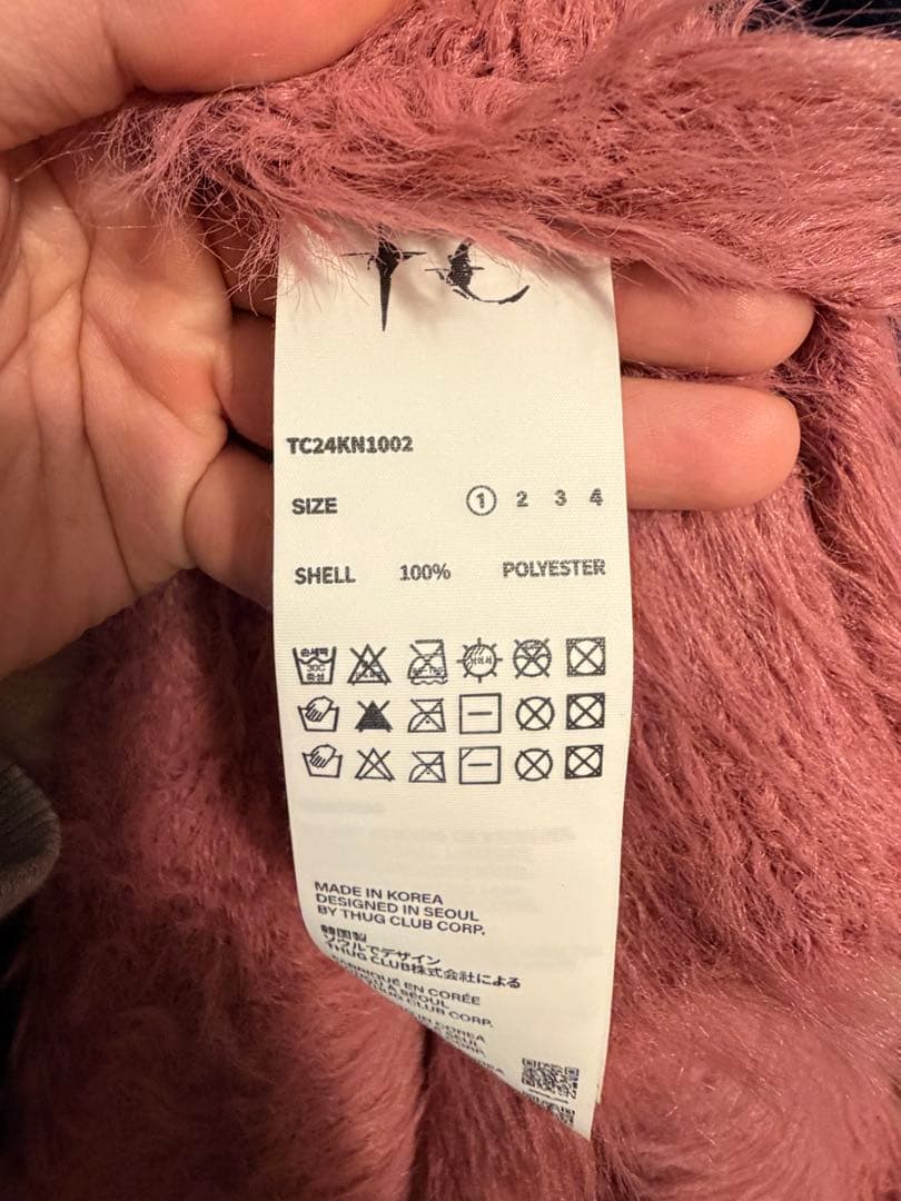 Thug Club サグクラブ パーカー Fur Zip-up Hoodie