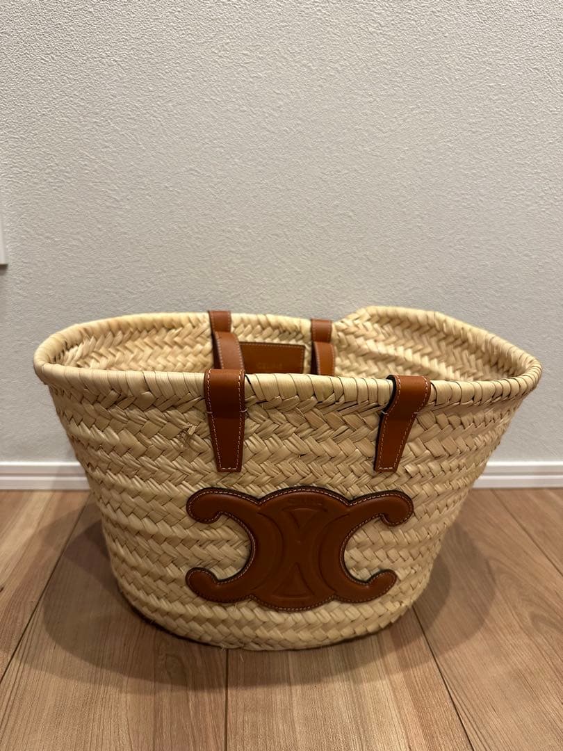 CELINE かごバッグ トリオンフ クラシック パニエ