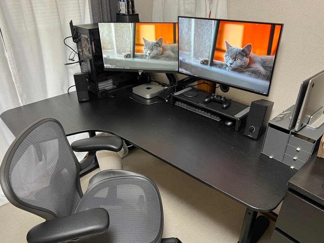 IKEA BEKANT コーナーデスク左