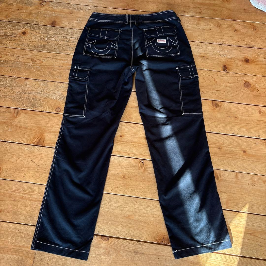 W30新品未使用 トゥルーレリジョン デニム 黒