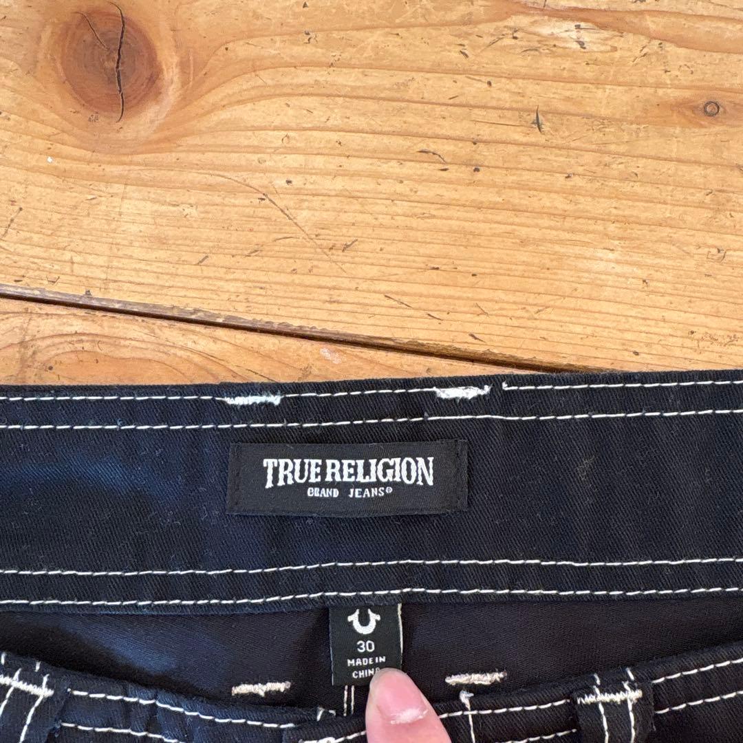 W30新品未使用 トゥルーレリジョン デニム 黒