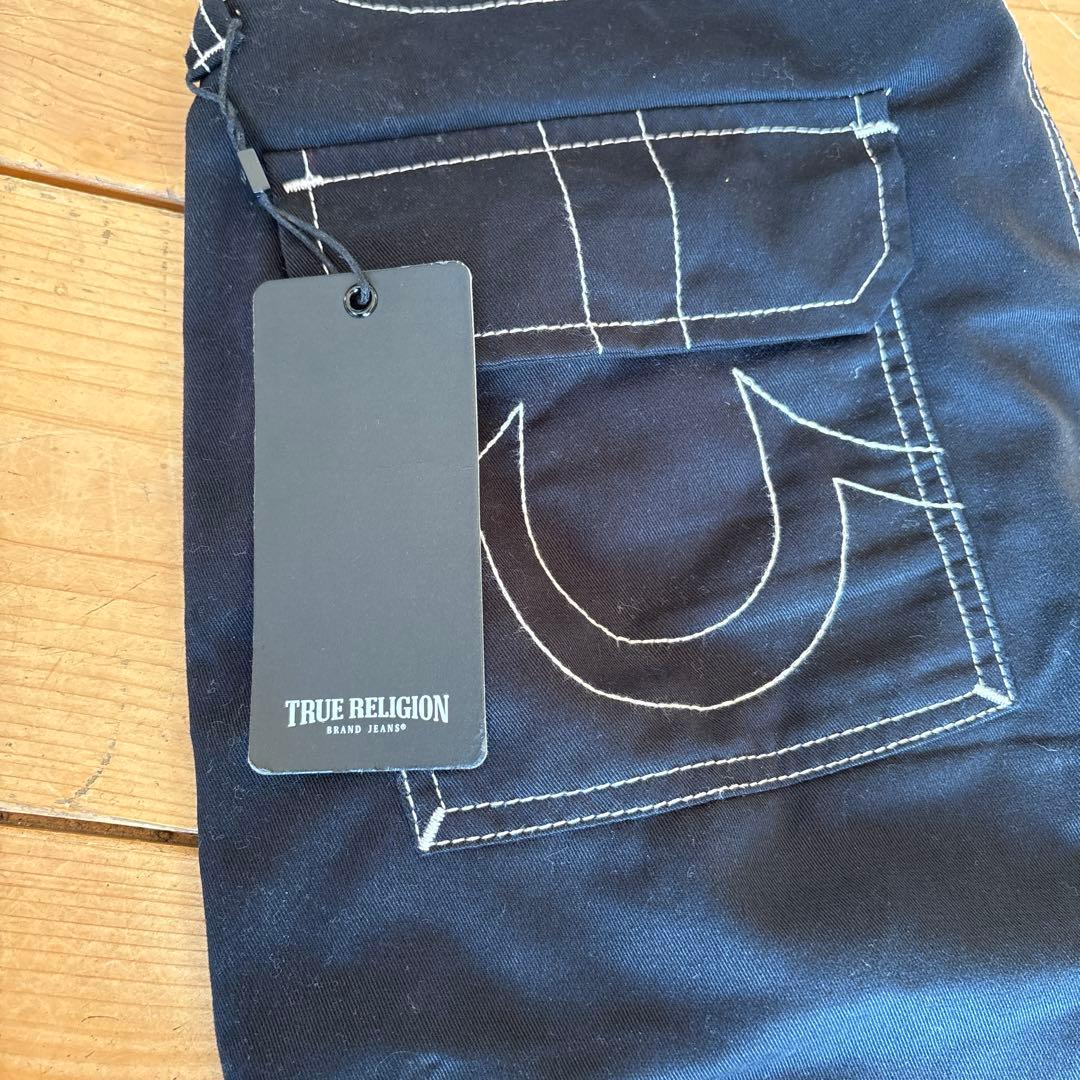 W30新品未使用 トゥルーレリジョン デニム 黒