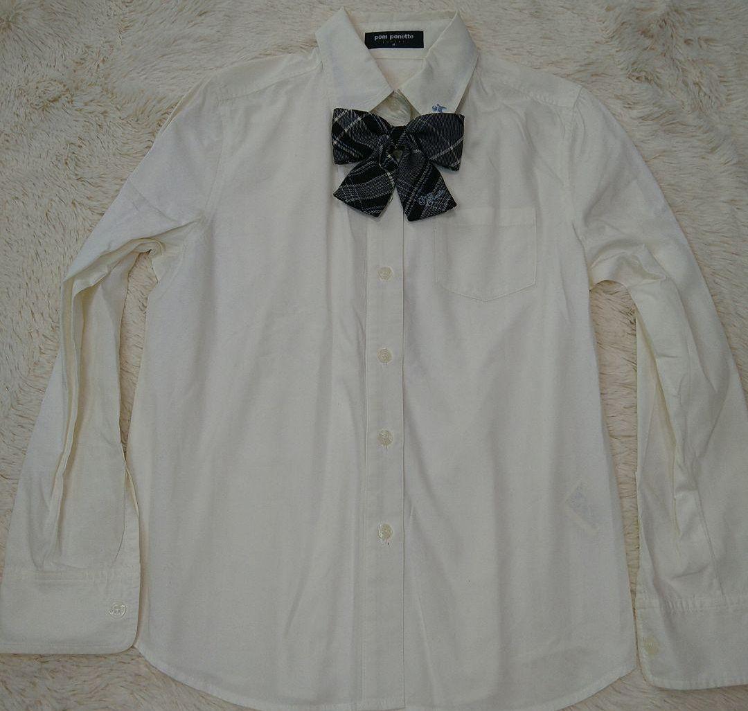 【ポンポネット】 １５０フォーマルスーツ ４点セット 中学受験 面接 卒服