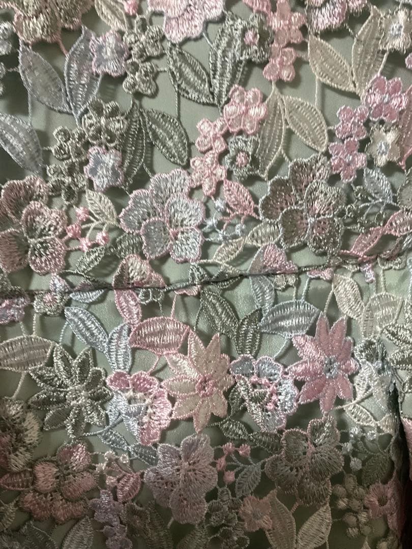 Rose Tiara ジュエルフラワー　ケミカルレースワンピース　42