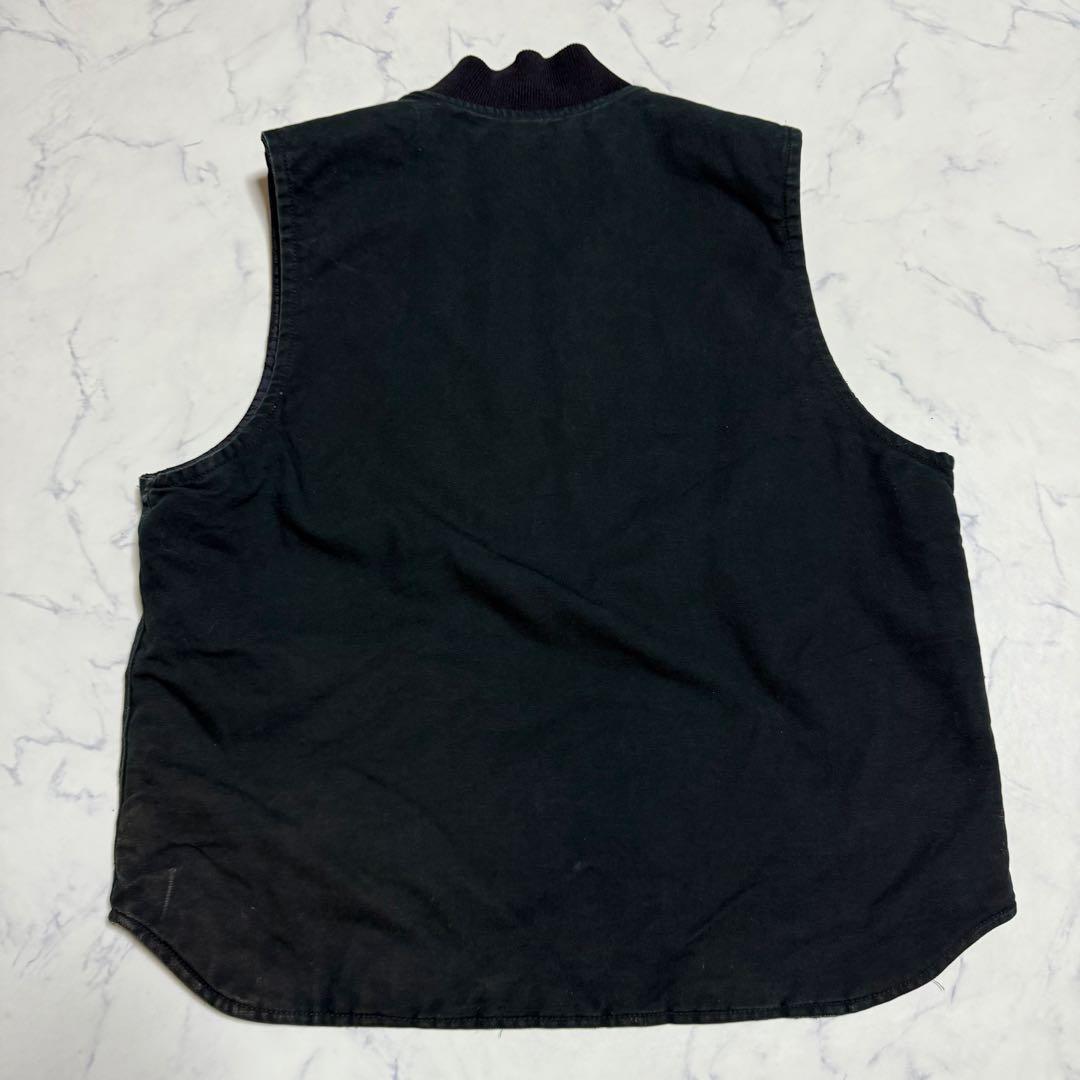 Carhartt カーハート ダックベスト 裏地キルティング ブラック XL