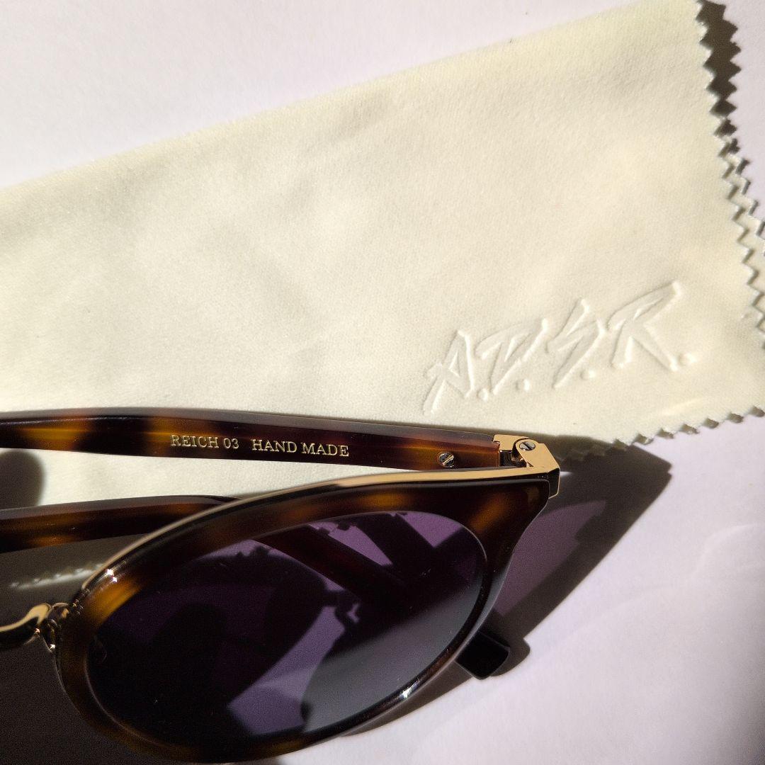 ADSR 　サングラス　REICH 3 キャットアイ べっ甲柄