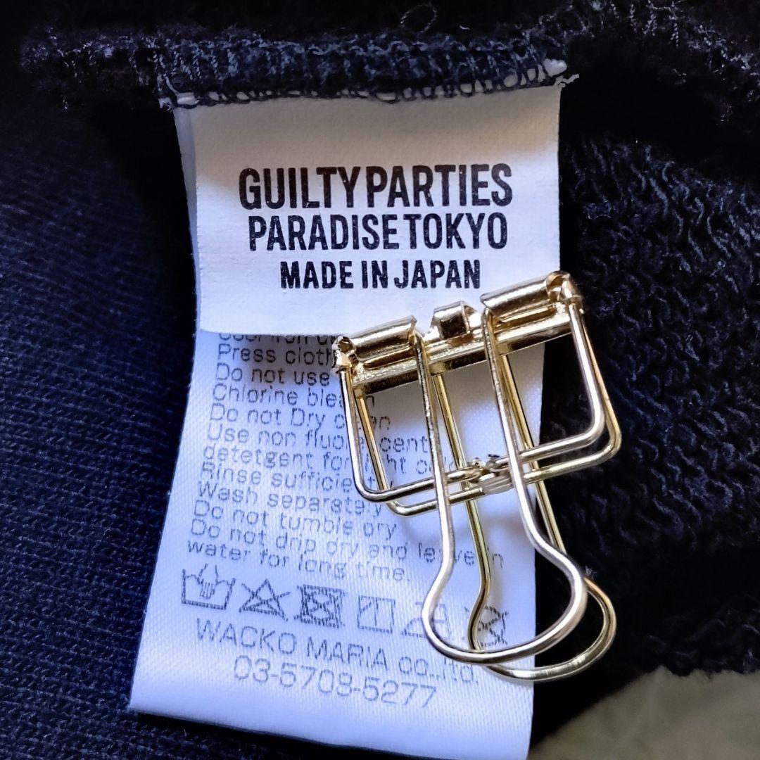 【即売】WACKO MARIA　トレーナー　スウェット　ブラック　L　刺繍ロゴ