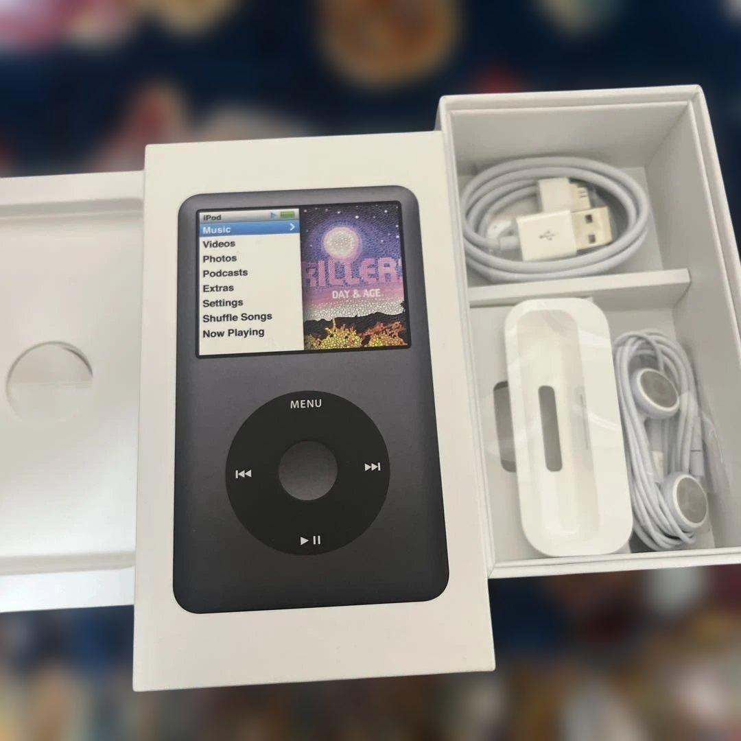 Apple iPod 160GB ブラック　箱、付属品有