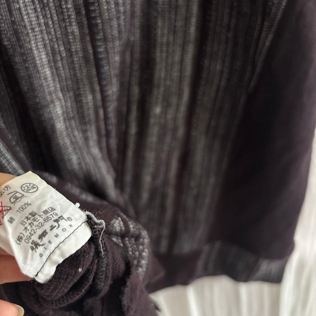 ギエモン 儀右ェ門　ゆったり　パッチワーク　トップス　チュニック　織物　美品