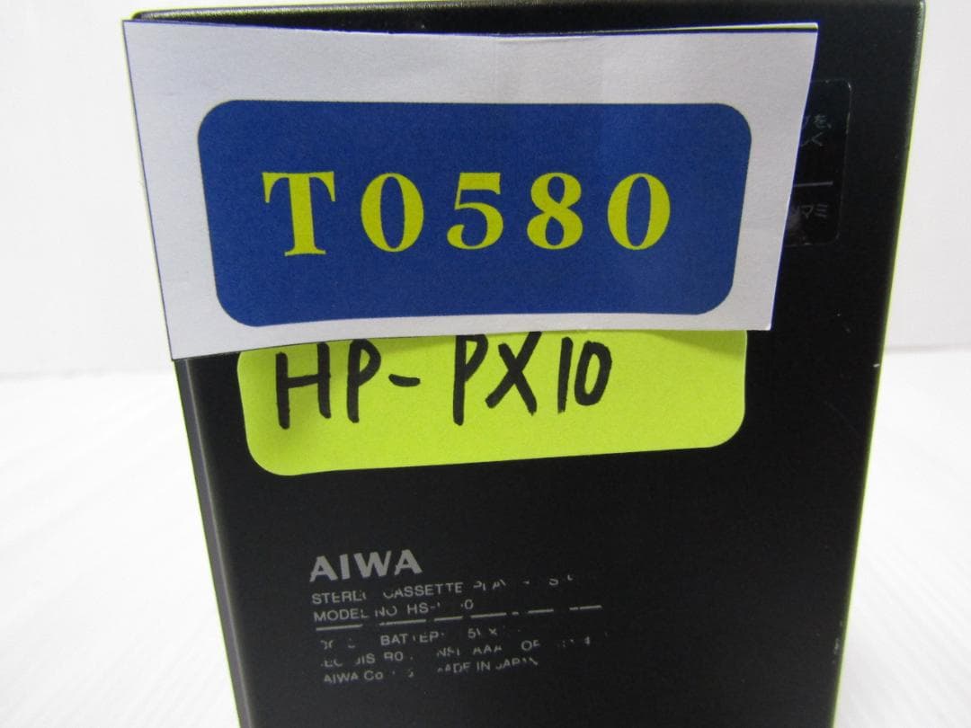 T0580 AIWA カセットプレーヤー HS-PX10 ジャンク
