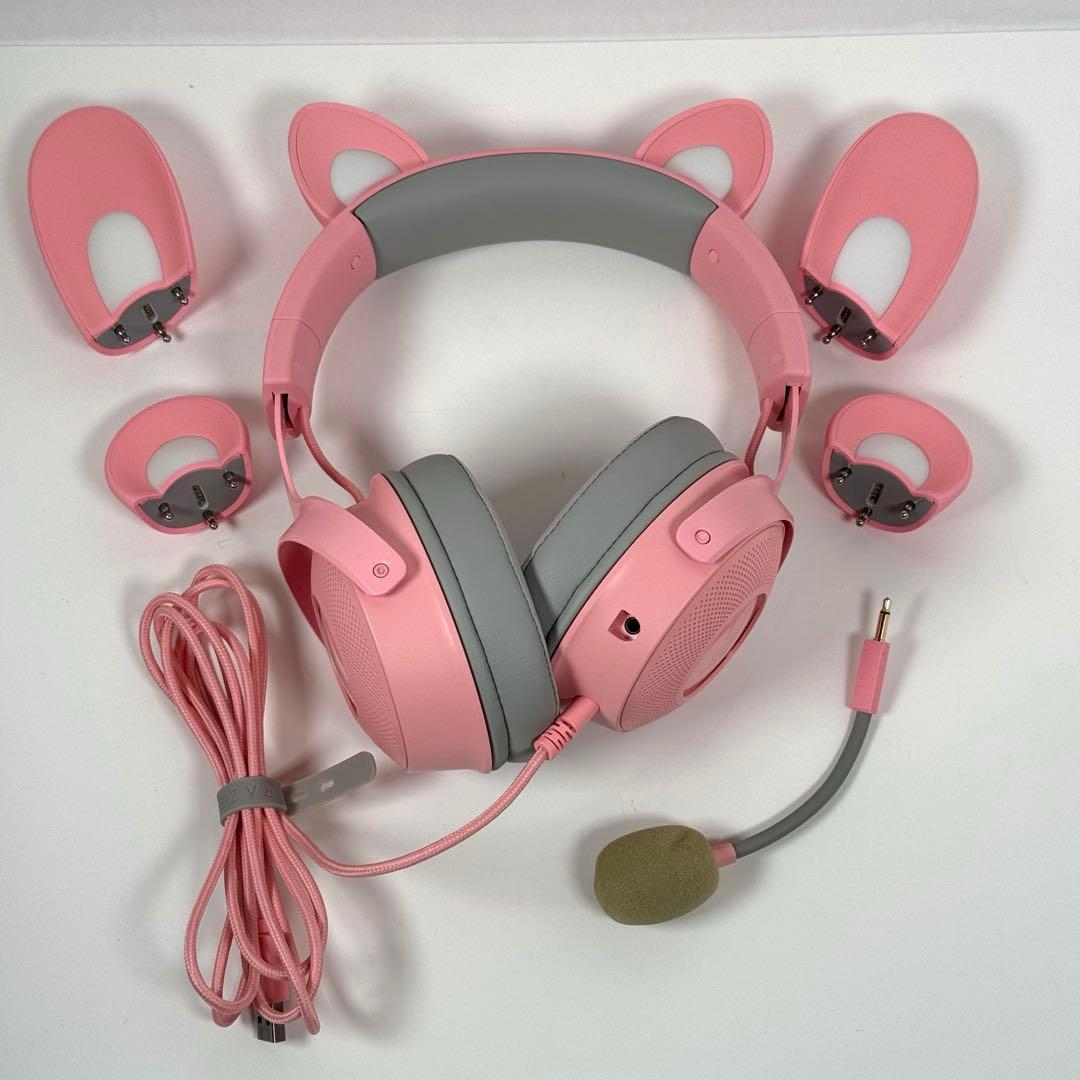 ヘッドホン Razer Kraken Kitty V2 Pro Quartz Pink
