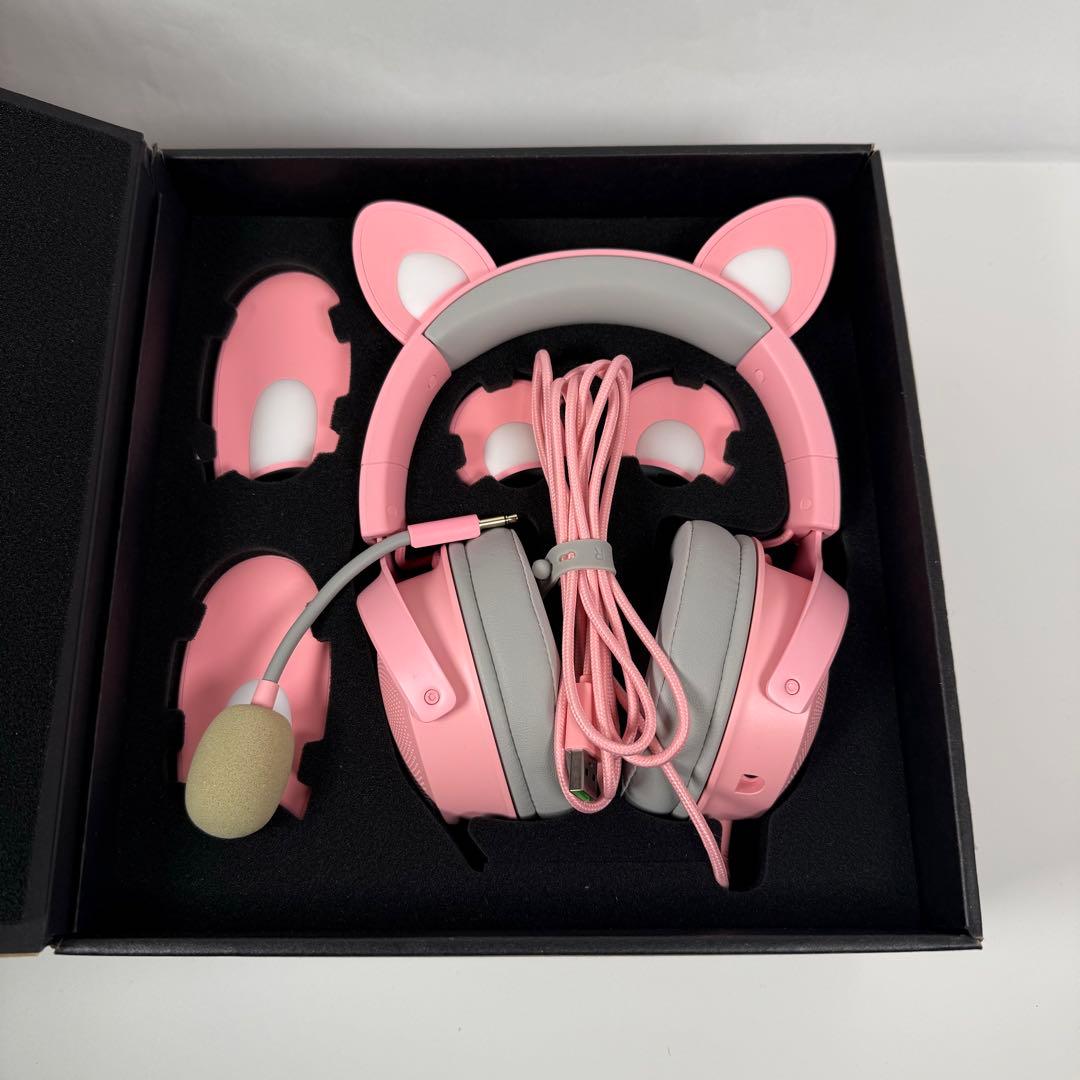 ヘッドホン Razer Kraken Kitty V2 Pro Quartz Pink